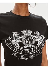 Juicy Couture T-Shirt Enzo Dog JCBCT224816 Czarny Slim Fit. Kolor: czarny. Materiał: bawełna #4