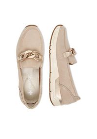 Rieker Półbuty 58944-60 Beżowy. Kolor: beżowy. Materiał: zamsz, skóra #3