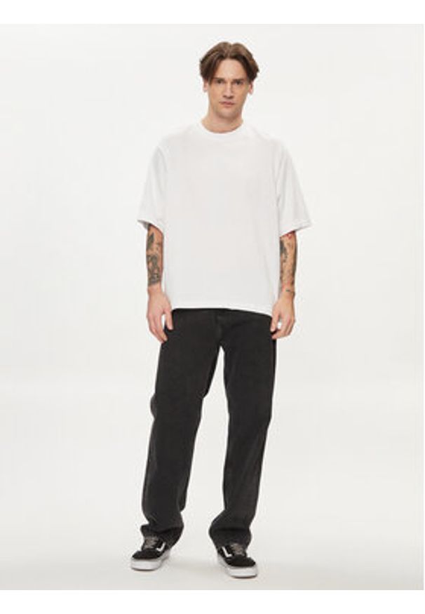 Only & Sons T-Shirt Millenium 22027787 Biały Oversize. Kolor: biały. Materiał: bawełna
