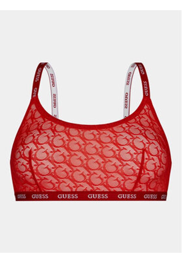 Guess Biustonosz braletka O3BC16 KBXA0 Czerwony. Kolor: czerwony. Materiał: syntetyk