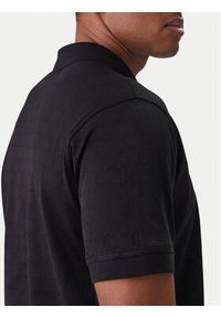 Karl Lagerfeld - KARL LAGERFELD Polo 745008 561204 Czarny Slim Fit. Typ kołnierza: polo. Kolor: czarny. Materiał: bawełna #4