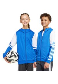 Adidas - Bluza dla dzieci adidas Squadra 25 Hoody. Kolor: biały, wielokolorowy, niebieski. Sport: fitness