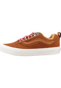 Vans - Buty VANS KNU SKOOL KNU VINTAGE Brązowy. Kolor: brązowy. Materiał: tkanina #2