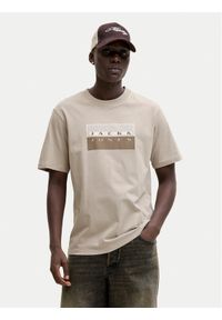 Jack & Jones T-Shirt Fusion 12289863 Szary Regular Fit. Kolor: szary. Materiał: bawełna #1