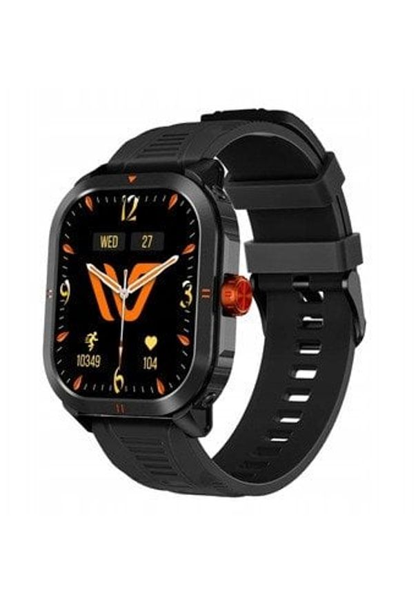 Smartwatch Weofly Pioneer czarny. Rodzaj zegarka: smartwatch. Kolor: czarny