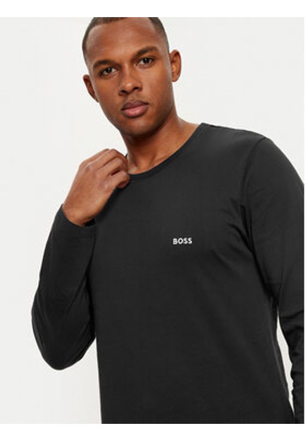 BOSS Komplet 3 longsleeve 50492321 Kolorowy Regular Fit. Materiał: bawełna. Długość rękawa: długi rękaw. Wzór: kolorowy