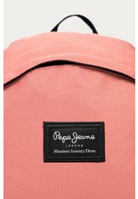 Pepe Jeans - Plecak Aris. Kolor: różowy. Wzór: aplikacja #2