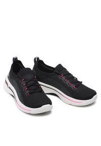 skechers - Skechers Sneakersy Go Walk Arch Fit 124863/BKHP Czarny. Kolor: czarny. Materiał: materiał #4