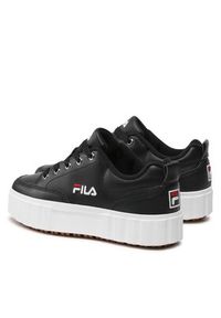 Fila Sneakersy Sandblast L Wmn FFW0060.80010 Czarny. Kolor: czarny. Materiał: skóra #3