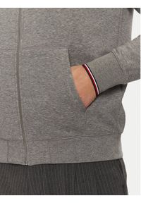 TOMMY HILFIGER - Tommy Hilfiger Bluza Small Logo MW0MW37687 Szary Regular Fit. Kolor: szary. Materiał: bawełna #4