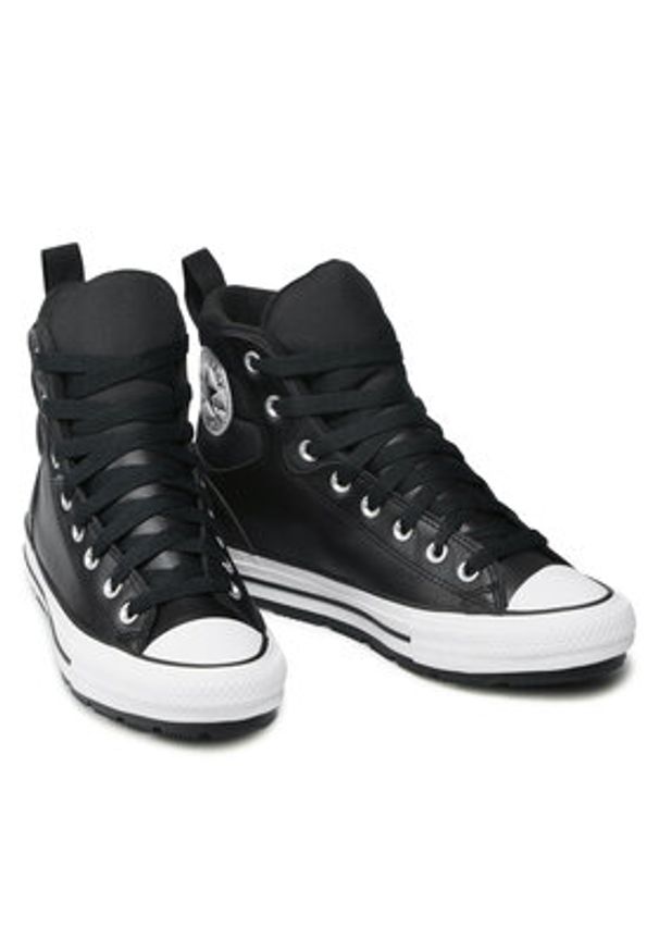 Converse Trampki Chuck Taylor All Star Berkshire Hi 171448C Czarny. Kolor: czarny. Materiał: skóra