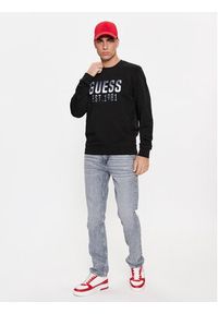 Guess Bluza M4RQ08 KBK32 Czarny Regular Fit. Kolor: czarny. Materiał: bawełna, syntetyk #4