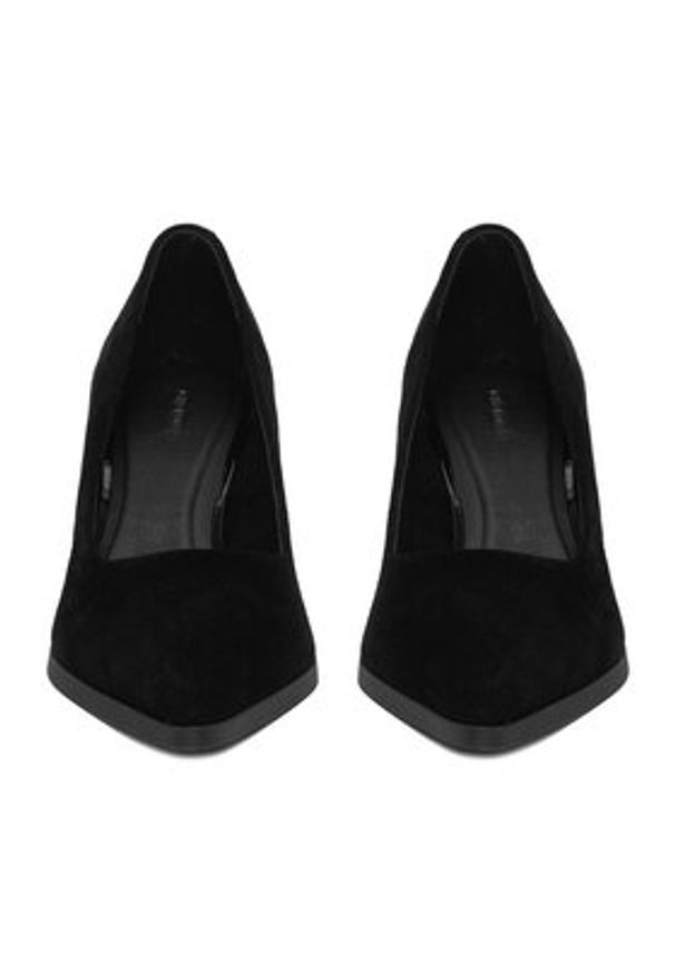 Gino Rossi - GINO ROSSI Szpilki EO-INTI-2635-1 Czarny. Kolor: czarny. Materiał: skóra, zamsz. Obcas: na szpilce