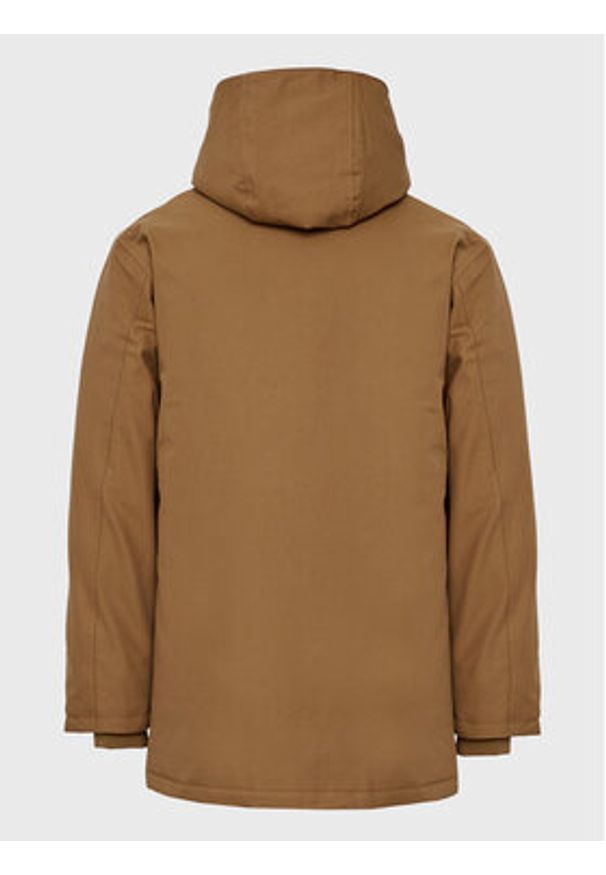 Carhartt WIP Parka Rigby I030831 Beżowy Regular Fit. Kolor: beżowy. Materiał: bawełna