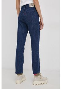 Levi's® - Levi's Jeansy 70s High Straight damskie high waist. Okazja: na spotkanie biznesowe. Stan: podwyższony. Kolor: niebieski. Styl: biznesowy