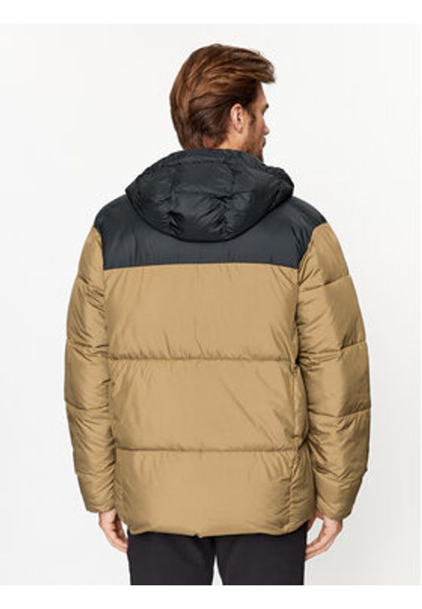 columbia - Columbia Kurtka zimowa Puffect™ Hooded Jacket Brązowy Regular Fit. Kolor: brązowy. Materiał: syntetyk. Sezon: zima