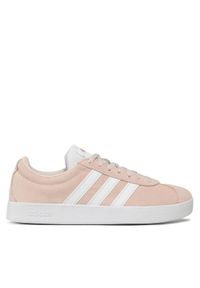 Adidas - adidas Sneakersy VL Court 2.0 H06114 Różowy. Kolor: różowy. Materiał: skóra