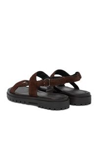 Lasocki Sandały CEO-WI34-3310-18650 Brązowy ciemny. Kolor: brązowy. Materiał: skóra, zamsz #5