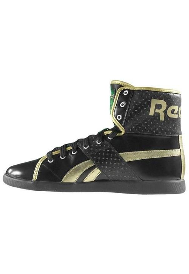 Buty do chodzenia damskie Reebok Top Down. Wysokość cholewki: za kostkę. Zapięcie: sznurówki. Kolor: żółty, wielokolorowy. Materiał: materiał, skóra, tkanina, syntetyk. Szerokość cholewki: normalna. Sport: turystyka piesza