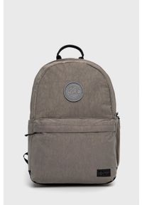 Superdry Plecak męski kolor szary duży gładki. Kolor: szary. Wzór: gładki #1