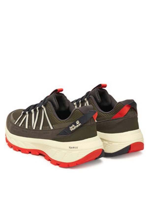 Jack Wolfskin Trekkingi Wild Hike Texapore Low M A65577 Khaki. Kolor: brązowy. Materiał: materiał. Sport: turystyka piesza