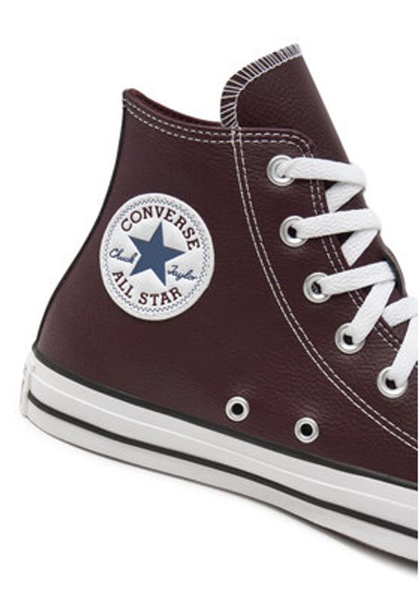 Converse Trampki Chuck Taylor All Star Faux Leather A08639C Brązowy. Kolor: brązowy. Materiał: materiał