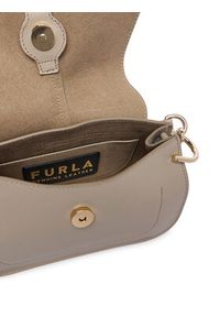 Furla Torebka Flow Mini WB01032 BX2045 BG 4488S Beżowy. Kolor: beżowy. Materiał: skórzane #6