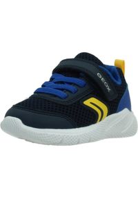 Geox - Buty GEOX B SPRINTYE BOY Niebieski. Kolor: niebieski. Materiał: syntetyk, tkanina. Sport: turystyka piesza