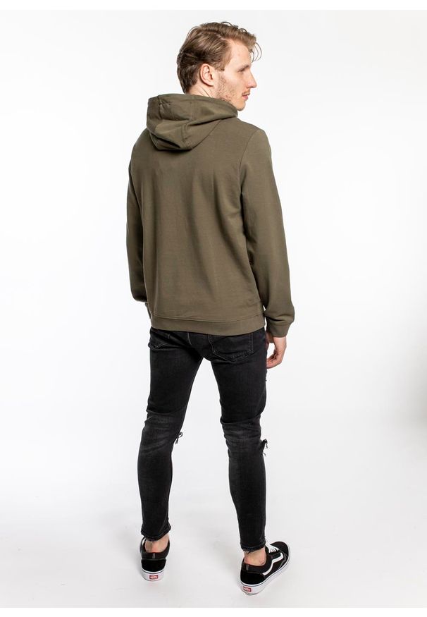 Bluza męska Guess Christian Hoodie (M1RQ52K6ZS1-G8F6). Kolor: zielony. Materiał: materiał, denim, jeans. Sezon: lato. Styl: młodzieżowy