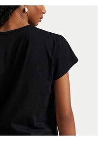 Polo Ralph Lauren T-Shirt 211967102002 Czarny Classic Fit. Typ kołnierza: polo. Kolor: czarny. Materiał: bawełna #4