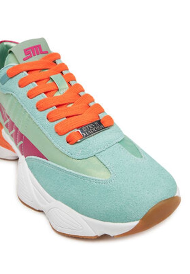Steve Madden Sneakersy Setback SM11003600 Zielony. Kolor: zielony. Materiał: materiał