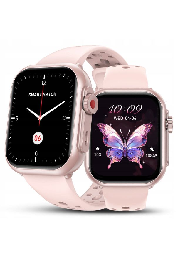 JG Smart - Smartwatch Zegarek Damski Rozmowy Sport Tętno Polskie Menu Bateria 1000mAh. Rodzaj zegarka: smartwatch. Styl: sportowy