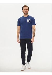 Ellesse T-Shirt Sport Club SHV20273 Granatowy Regular Fit. Kolor: niebieski. Materiał: bawełna. Styl: sportowy #5