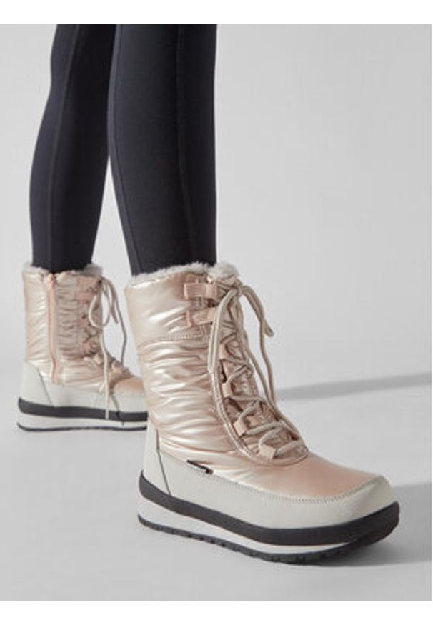 CMP Śniegowce Harma Wmn Snow Boot Wp 39Q4976 Beżowy. Kolor: beżowy. Materiał: materiał