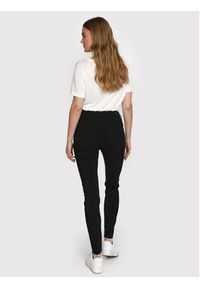 Cream Spodnie materiałowe Lani 10608021 Czarny Shaped Fit. Kolor: czarny. Materiał: materiał, wiskoza