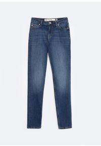 Big-Star - Jeansy damskie z wysokim stanem niebieskie Katrina High Waist 470. Stan: podwyższony. Kolor: niebieski #8