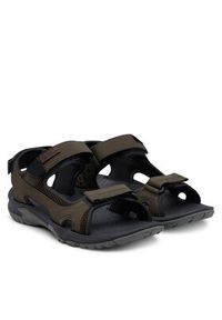 Jack Wolfskin Sandały Lakewood Cruise Sandal M 4019011 Brązowy. Kolor: brązowy. Materiał: skóra #5