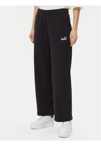 Puma Spodnie dresowe Ess Small No. 1 Logo 684979 Czarny Straight Fit. Kolor: czarny. Materiał: bawełna #1