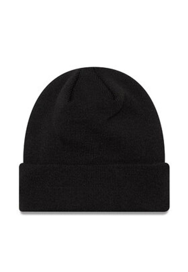 New Era Czapka Team Patch Cuff Bea 60565196 Czarny. Kolor: czarny. Materiał: materiał
