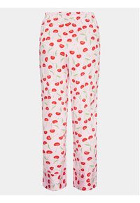 Hunkemöller Spodnie piżamowe 205067 Różowy Relaxed Fit. Kolor: różowy. Materiał: wiskoza #3