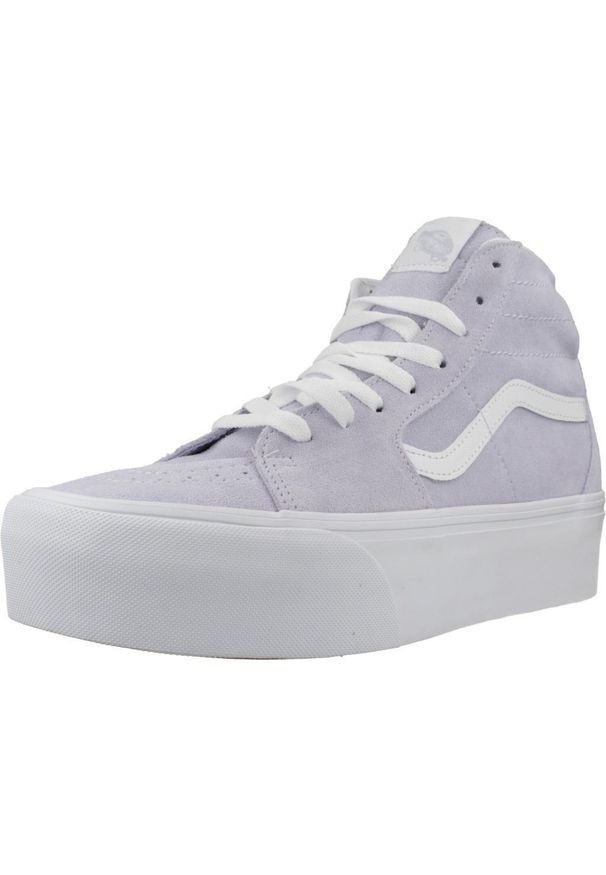 Tenisówki Vans Model Sk8-hi Tapered Stackfo Kolor Fioletowy. Kolor: fioletowy. Materiał: zamsz, tkanina