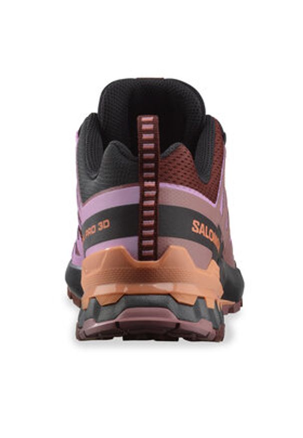 salomon - Salomon Trekkingi Xa Pro 3D V9 L47589300 Bordowy. Kolor: czerwony. Materiał: materiał