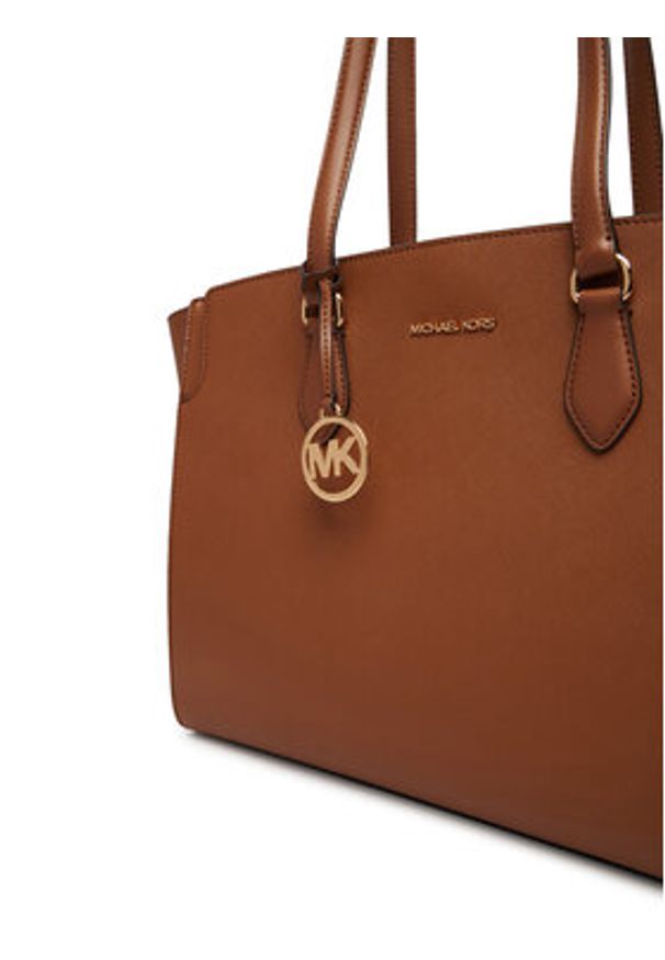 MICHAEL Michael Kors Torebka 30R6GQ6T7L Brązowy. Kolor: brązowy. Materiał: skórzane