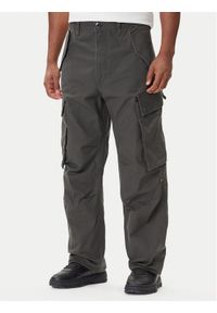 G-Star RAW - G-Star Raw Spodnie materiałowe R-3N D25224-D191 Szary Straight Fit. Kolor: szary. Materiał: bawełna