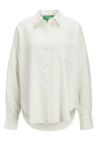 JJXX Koszula Jamie 12269668 Biały Oversize. Kolor: biały. Materiał: len #8