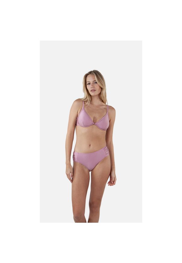 Figi do kostiumów kąpielowych dla kobiet Barts Isla Mid Waist. Kolor: fioletowy
