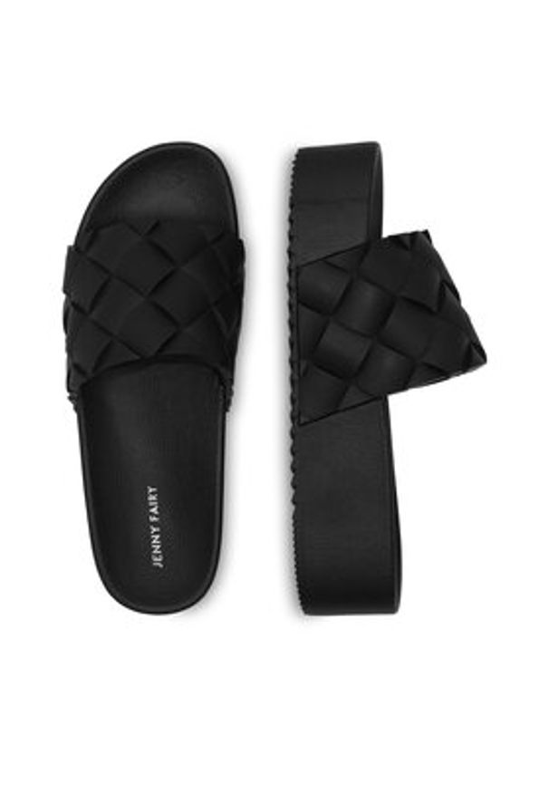 Jenny - JENNY Klapki WFA2750-1 Czarny. Kolor: czarny. Materiał: syntetyk