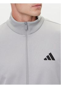 Adidas - adidas Dres Basic 3-Stripes JI8876 Szary Regular Fit. Kolor: szary. Materiał: syntetyk #12