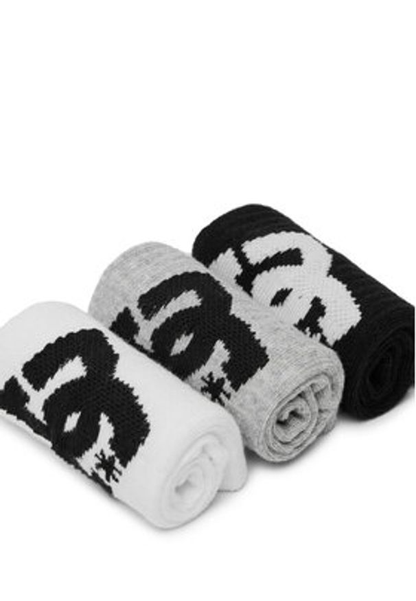 DC Shoes Skarpety długie AS_DC_02Z_SS25 (3-PACK) Biały. Kolor: biały. Materiał: bawełna, materiał