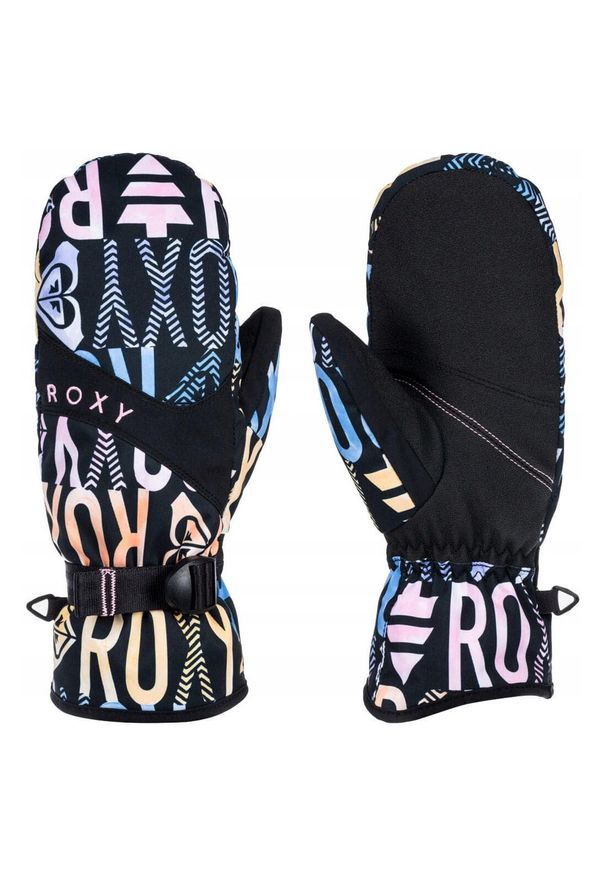 Roxy - Rękawice ROXY JETTY MITT GLOVE. Kolor: czarny. Sezon: zima. Sport: narciarstwo